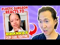 RIHANNA Puts WHAT On Her FACE Doctor Reacts to Her Skin Care Routine