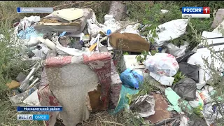 В Москаленском районе мусорные контейнеры не поставили в срок