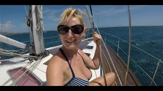 Upwind sailing fun back to Carriacou – EP 87 – Sailing Seatramp