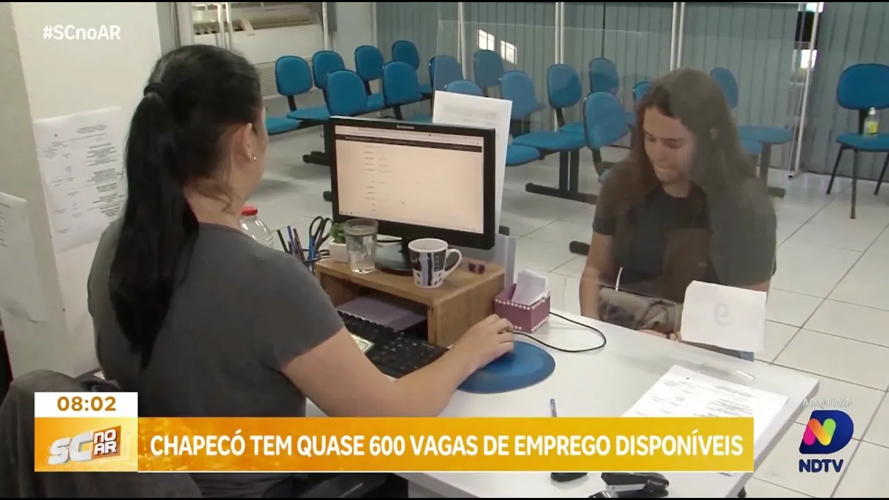 Oportunidades de emprego em Chapecó: vagas disponíveis para diversas funções