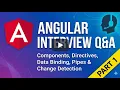 Angular vs AngularJS Components Directives Data Binding Pipes Change Detection