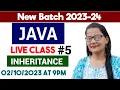 Inheritance in JAVA Java Programming For Beginners BCA MCA BTech MSc Computer Science