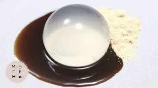 Rain Drop Cake 2 Ways. 