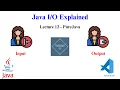 Java Course for Beginners Inputs Outputs in Java Lecture 12 PureJava