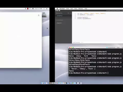 JavaScriptArray Methods