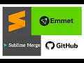 5 Sublime text 3 Emmet GitHub How to clone repository to local folder using Git Savvy
