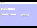 Programming in Visual Basic net How to calculate days between two dates in VB net