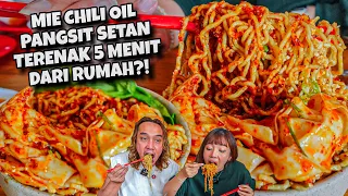 MIE PANGSIT CHILI OIL SETAN BARU BUKA! TINGGAL NGESOT DARI RUMAH?! 
