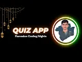 Building a Quiz App using Python UV and Streamlit Ramadan Coding Nights