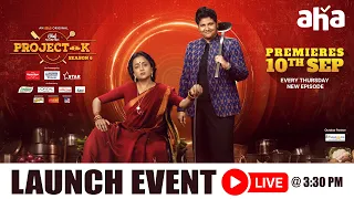 Chef Mantra Project K S6 Launch Event LIVE | Suma | Nandini Reddy | Premieres On 10th Sep On Aha