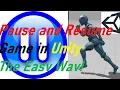 Learn to Pause Game Unity C TimeScale DeltaTime explained Pause Independent Frame Rate
