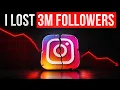 The instagram BAN situation is OUT OF CONTROL i lost 3M followers