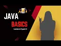 Java Basics Datatype Methods Lecture 2 part 1