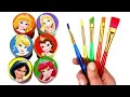 Download Lagu Disney Princess Baby Drawing and Painting with Surprise Toys Ariel Belle Jasmine Cinderella Rapunzel