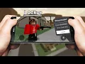 Using MOBILE LOCK In Roblox Da Hood BANNED