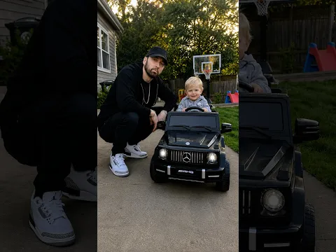 Grandpa Eminem Loves to Spoil his Granson with Toys 😍🔥