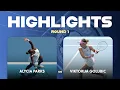 Alycia Parks vs Viktorija Golubic 2026 Cincinnati Open Round One