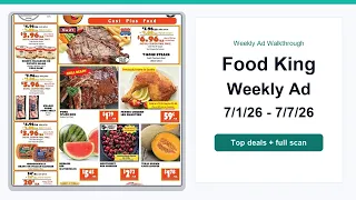 Food King Weekly Ad 26 - 26 Top 10 Deals