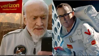 Verizon Super Bowl Commercial 2025 Buzz Aldrin Paul Marcarelli Dead Zones With Satellite Ad Review