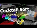 Cocktail Sort Visualization using Pygame module of Python