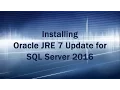 Polybase - Install JRE 7 Update while installing SQL Server