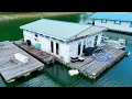 Floating Cabin Project 660sqft - Style Floats Galvanized Frame For Sale on Norris Lake TN