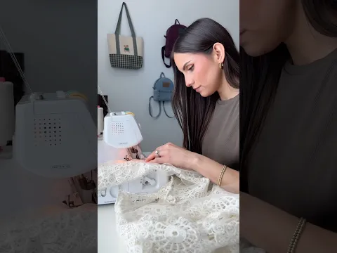 Working with lace ✂️🤍🪡