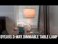 Years 3-Way Dimmable Table Lamp