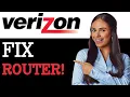 To Fix Verizon Router Blinking Blue 2025