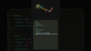 CREATE Amazing Colourful Smoke Cursors with HTML CSS and JavaScript