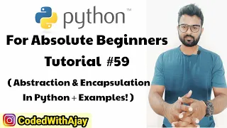 Abstraction Encapsulation Python Tutorials For Absolute Beginners In Hindi