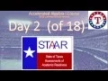 Sonne Algebra 1 Summer for STAAR day 2 Reporting Category 1 TEKS A 12