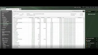Spectrum Construction Software Purchase Order Inquires and Status Reporting