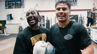 Tell them what happened You WHIPPED my A Terence Crawford Tells Lester Martinez after SPARRING