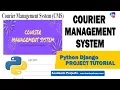 Courier Management System with source code Python Django - Python Projects 2022 Harisystems