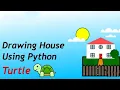 draw house using python and turtle using python and turtle using python turtle