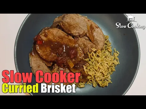 Slow Cooker Curried Brisket