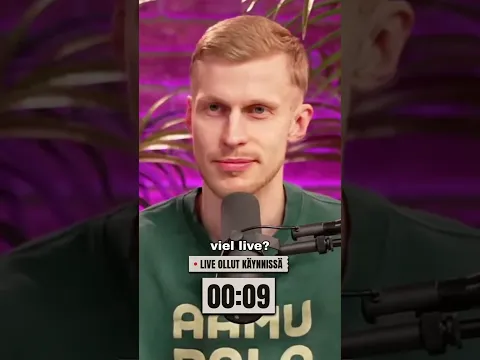 Paha moka livestreamissa.. 😅