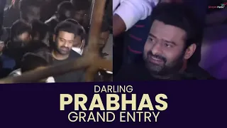 darling prabhas grand entry radhe shyam pre release event shreyas media