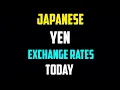 JAPANESE YEN EXCHANGE RATES TODAY 08 September 2025
