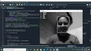 Real Time emotion analysis Sound and face using python deep neural networks