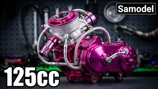 Honda Dio 125сс CNC Engine assembly RRGS JISO TWH tuning Big Bore 55mm water cooling