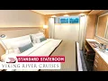 Viking River Cruises Standard Stateroom Full Walkthrough Tour Review 4K Viking Longship