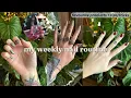 routine for long natural nails with regular polish how to use magnetic polishes cat eye effect
