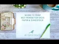 Part 1 Printers Paper How To Print Etsy Digital Download Files