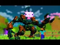 Lagu Battle Suit Axolotl🤣🤣 \u0026  Funny Minecraft , ROBLOX anime compilation