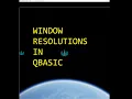 Screen Resolutions and Scaling in QB64 QBasic