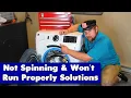 GE Front Load Washer Stops Mid Cycle and Won t Spin - Common Issues