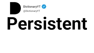 Persistent Antonyms Opposite Words