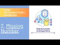2nd Problem MISSING NUMBER CSES INTRODUCTORY